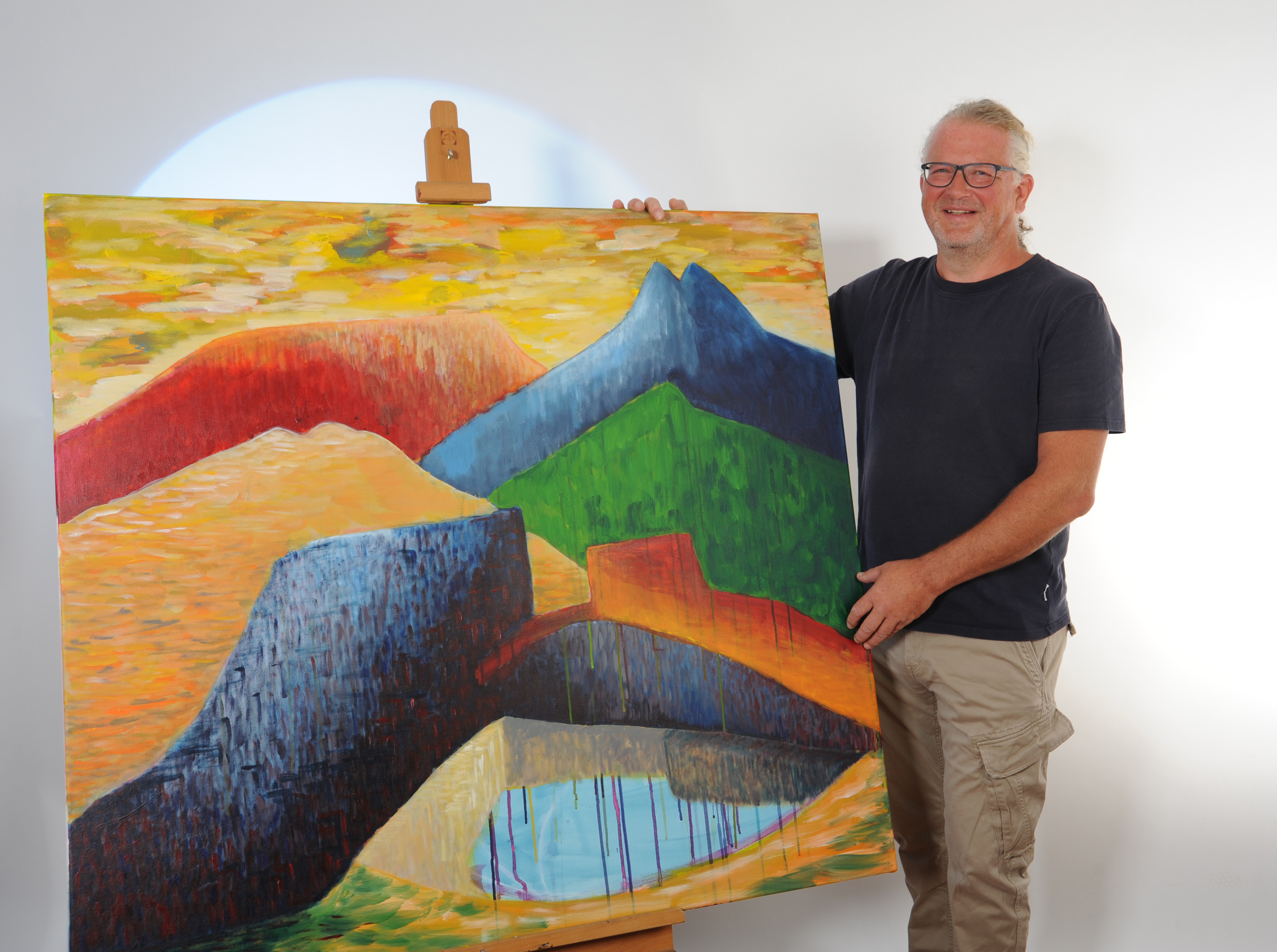 Rainer Günter im Atelier